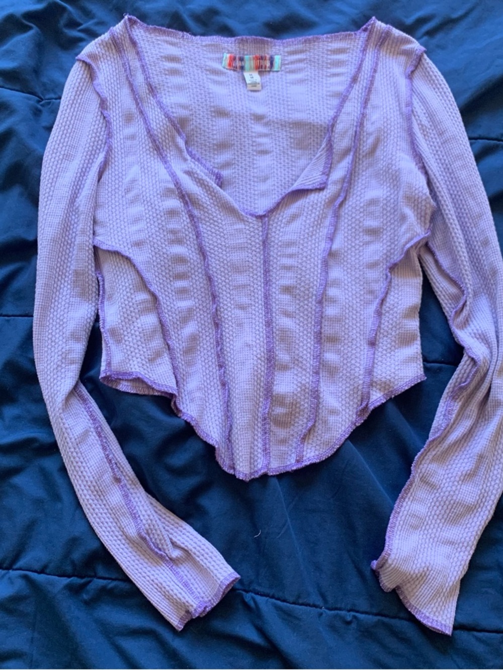 Urban Outfitters deep v neck crop top